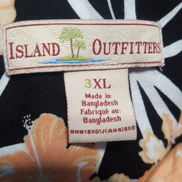 Island Outfitters Men's Button Down Tropical Shirt - Picture 4 of 6